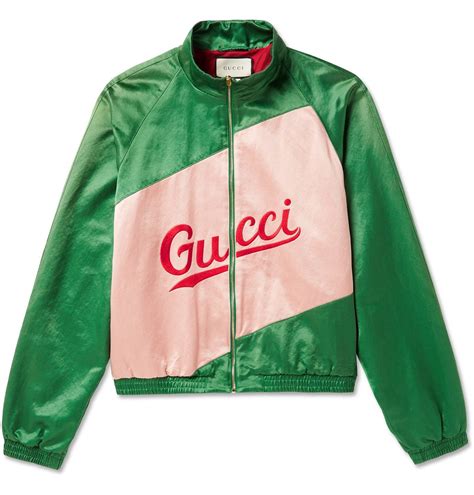 gucci monogram green jacket|gucci jacket women.